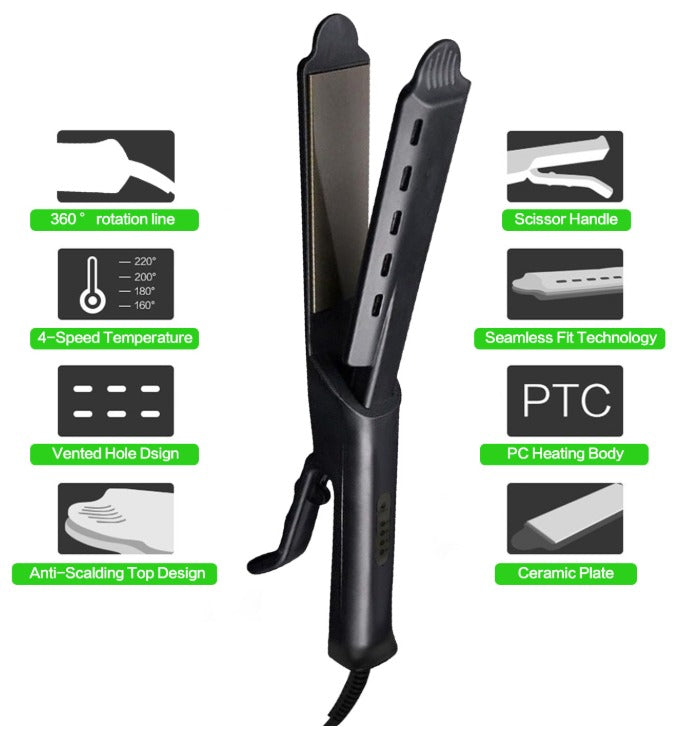 Professional Ceramic Tourmaline Ionic Flat Iron Hair Straightener